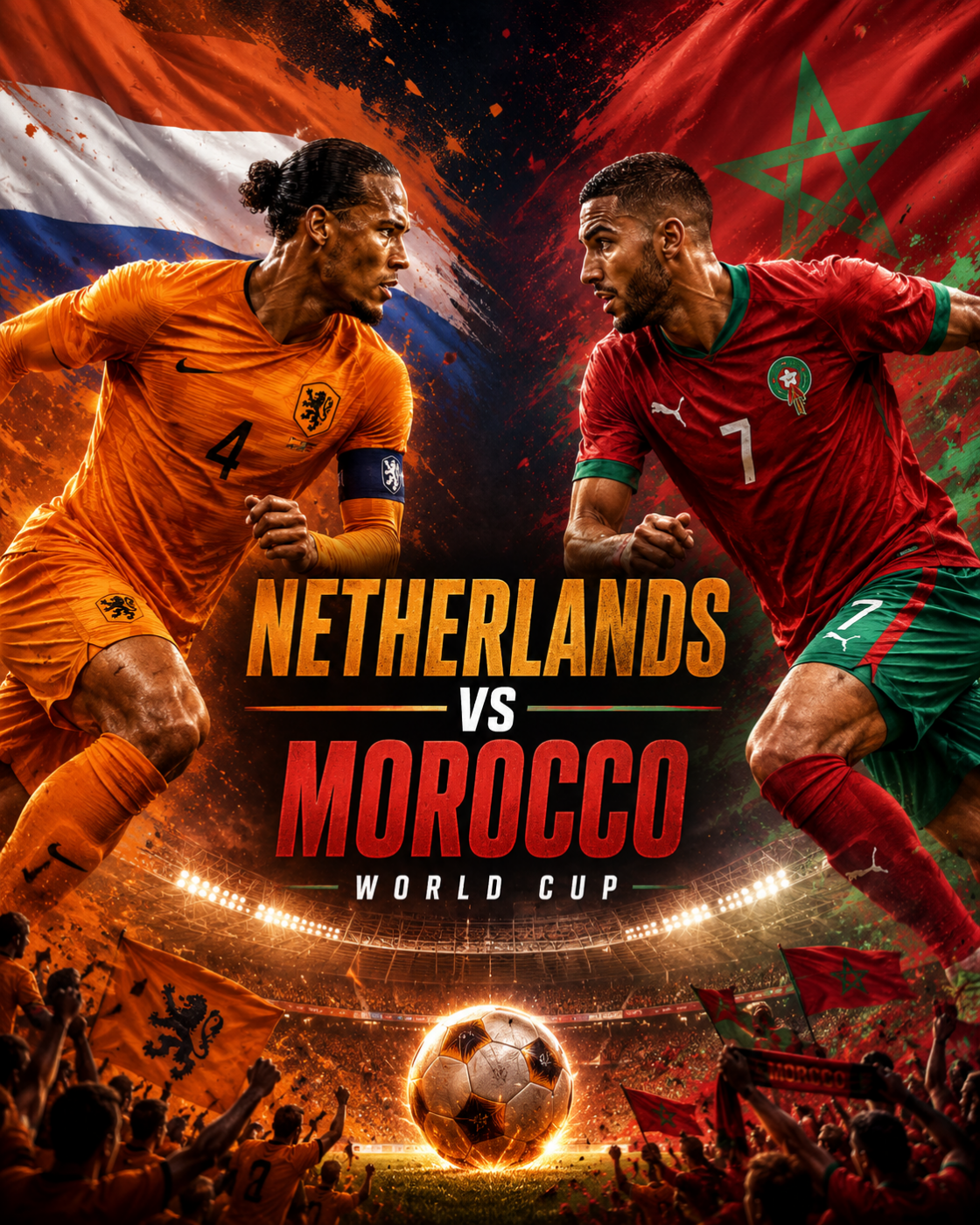 Video Gol Olanda – Marocco 2-3 ai calci di Rigore: orange eliminati