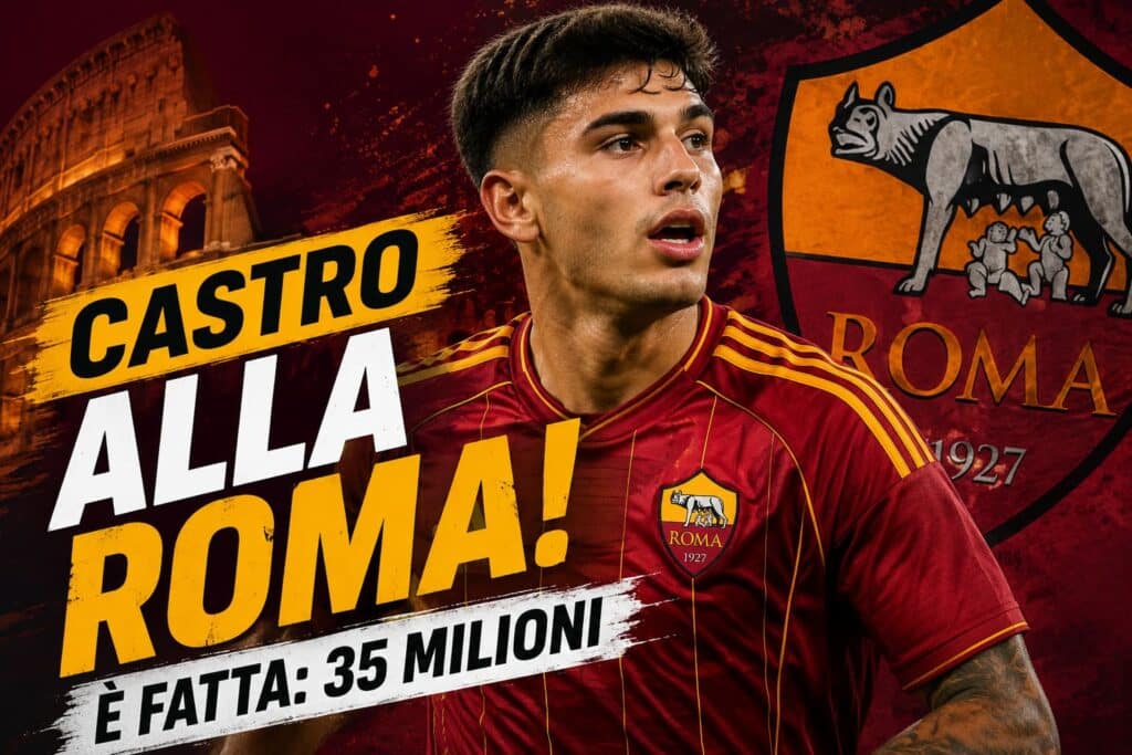 Roma, Castro è il colpo da 35 milioni: fisico, pressione e gol per Gasperini