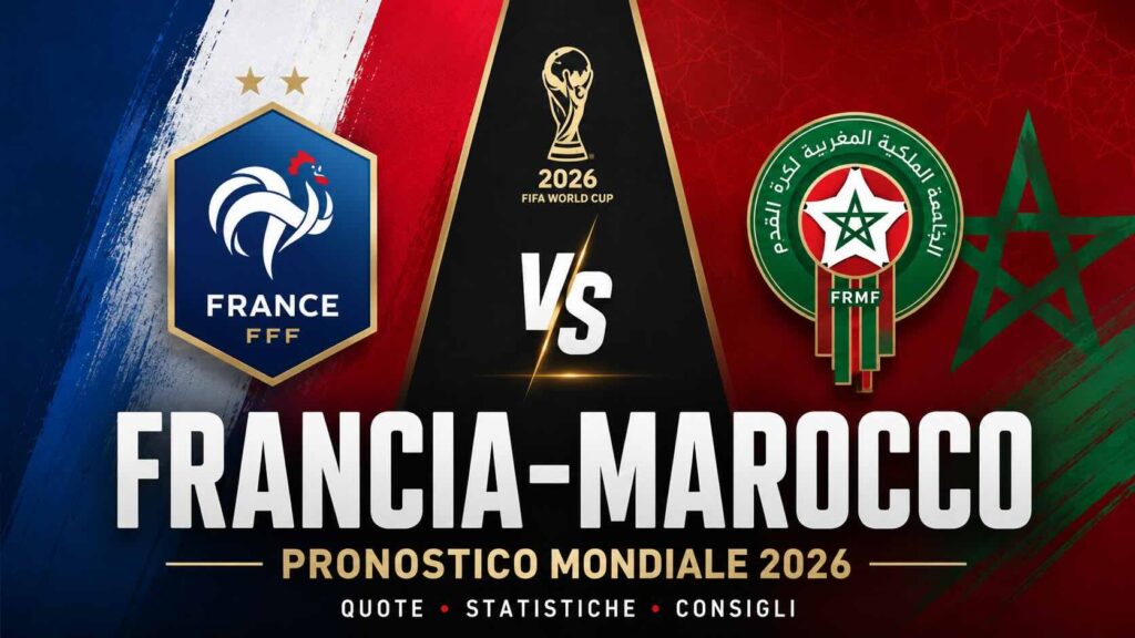 Pronostico Francia-Marocco Mondiale 2026: Quote Quarti, Statistiche e Consigli Scommesse
