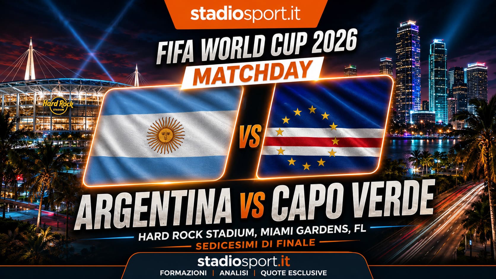Mondiali 2026, Pronostico Argentina – Capo Verde: Analisi, formazioni e quote top