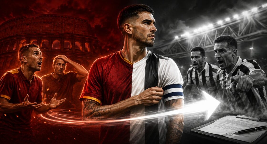 Calciomercato Juventus, doppio sgarbo alla Roma: dopo Celik assalto a Pellegrini, Gasperini furioso