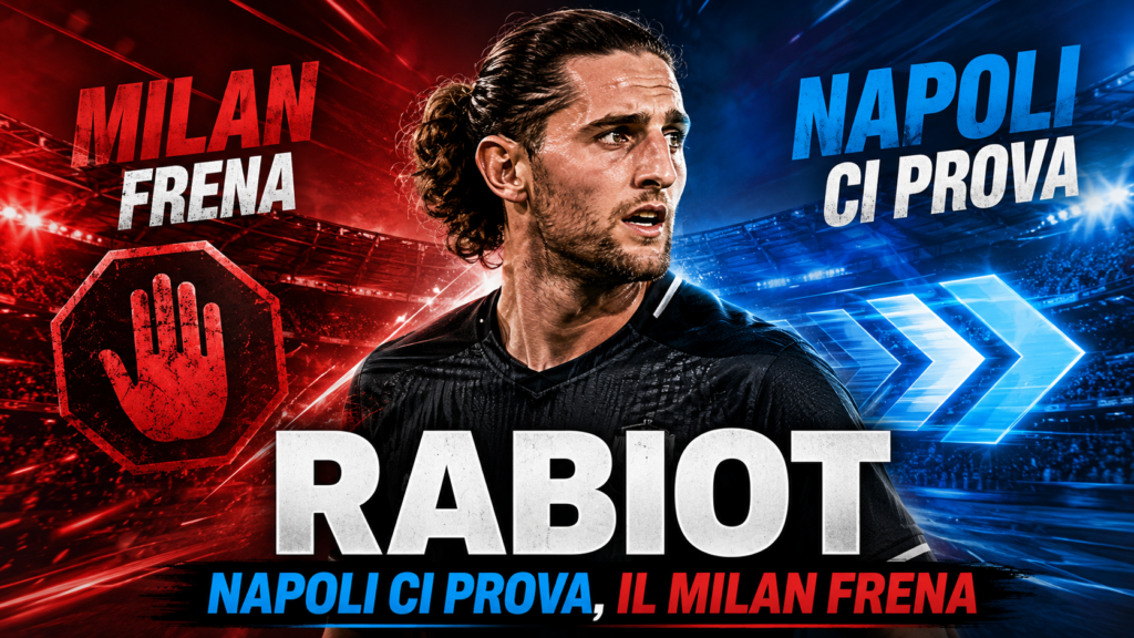 Calciomercato Napoli Live: Allegri punta Rabiot