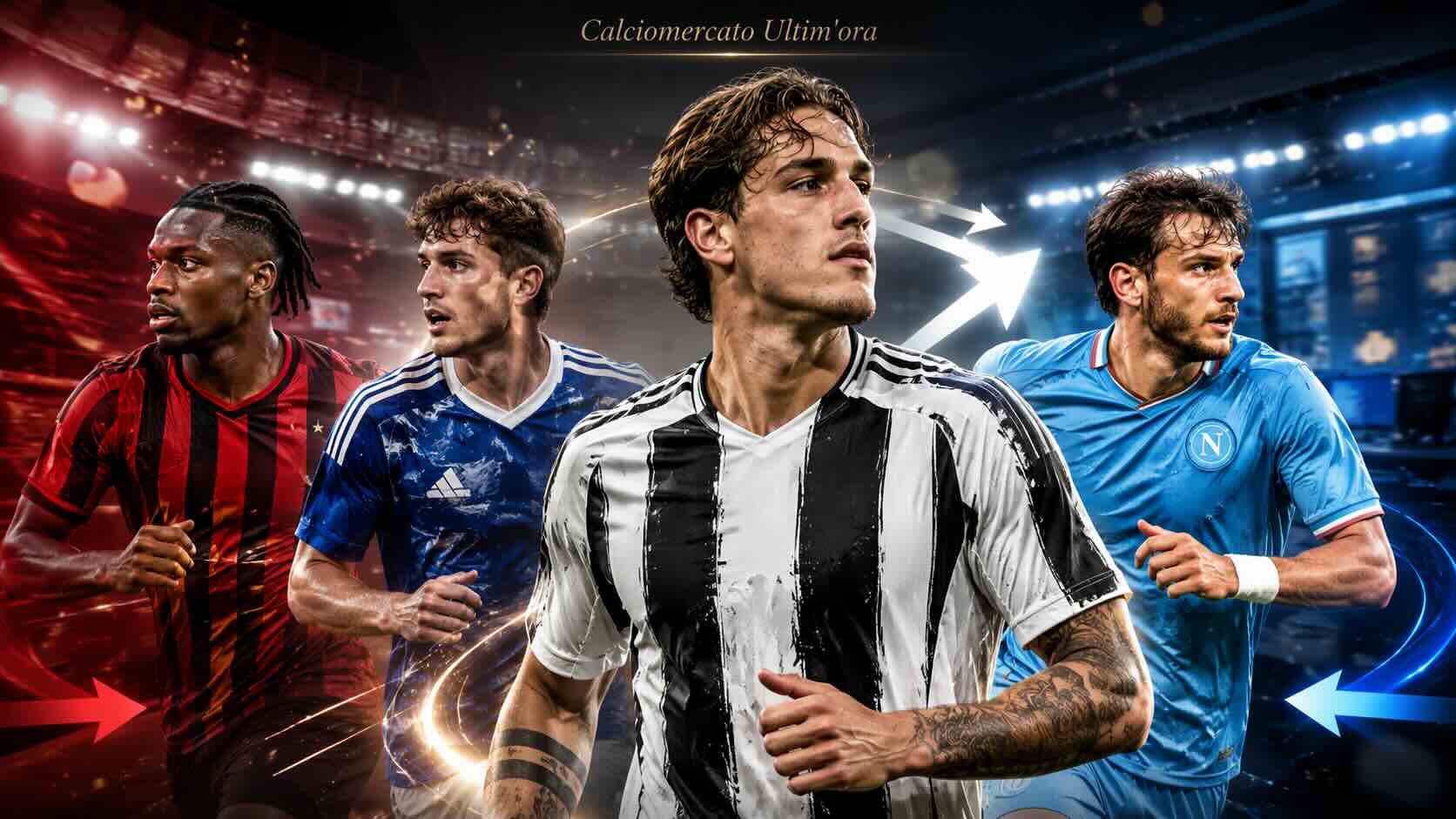 Calciomercato Ultim’ora Live: Milan e Como scattano, intrigo Zaniolo per la Juve mentre il Napoli aspetta il suo jolly