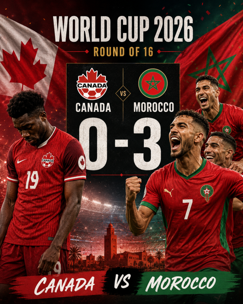 Video Gol e Highlights Canada – Marocco 0-3 Mondiali 2026