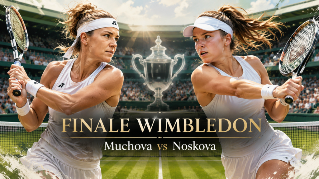 Pronostico Muchova-Noskova Wimbledon: Statistiche, Quote e dati Intelligenza Artificiale