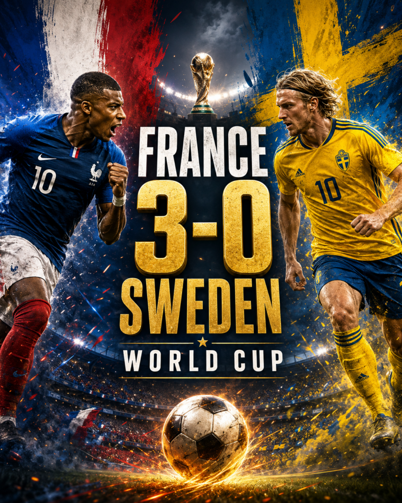 Voti e Pagelle Francia – Svezia 3-0: brilla Mbappè