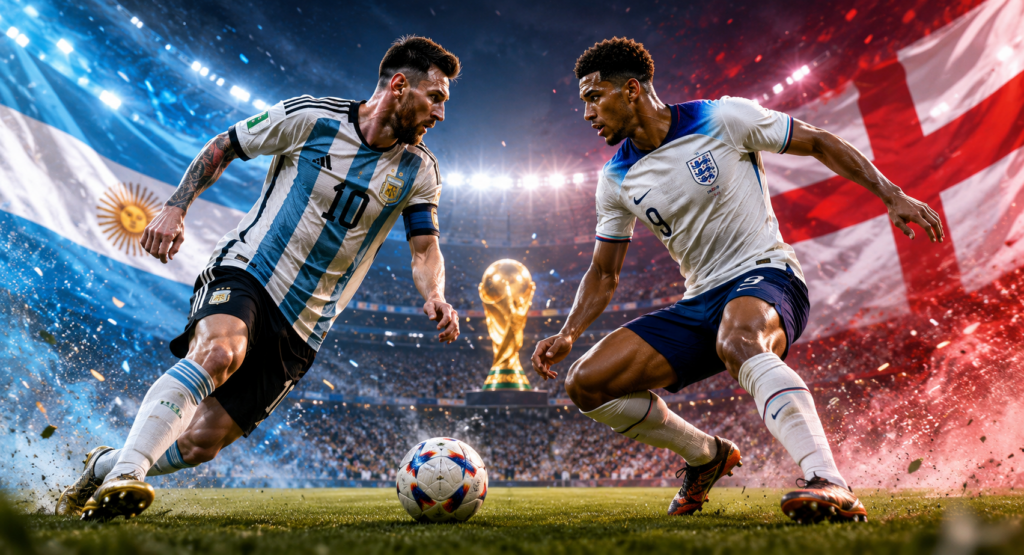 Video Gol Highlights Argentina – Inghilterra 2-1 e Sintesi Mondiali 2026