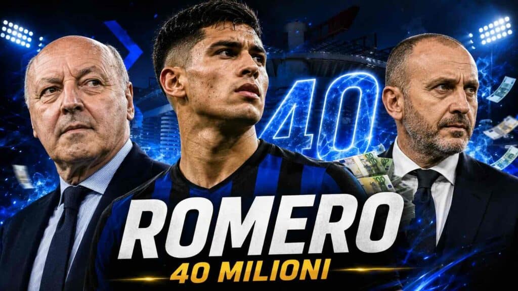 Inter, bomba da 40 milioni! Ausilio e Marotta allo scoperto: “Chivu vuole Romero”, settimana decisiva per il colpo dell’anno