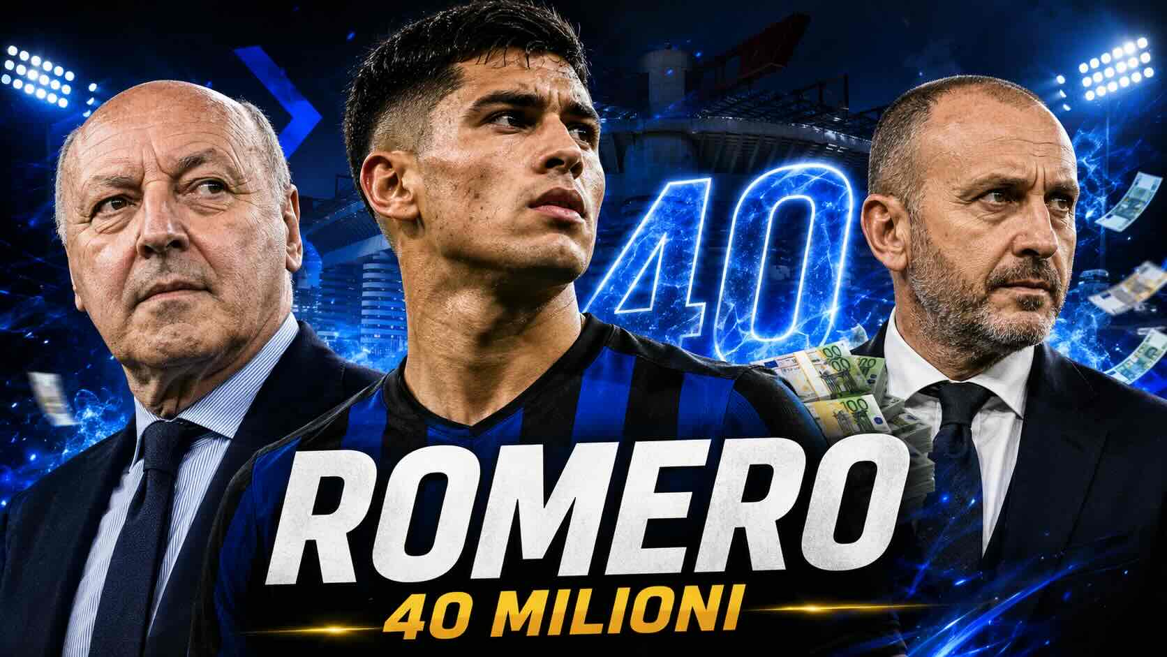 Inter, bomba da 40 milioni! Ausilio e Marotta allo scoperto: “Chivu vuole Romero”, settimana decisiva per il colpo dell’anno