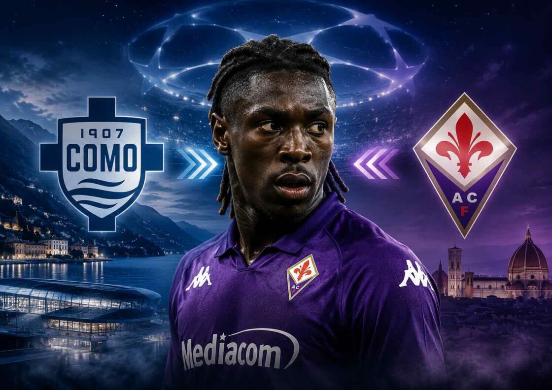 Clamoroso Como, tentazione Moise Kean: la maxiofferta dei lariani e la risposta della Fiorentina