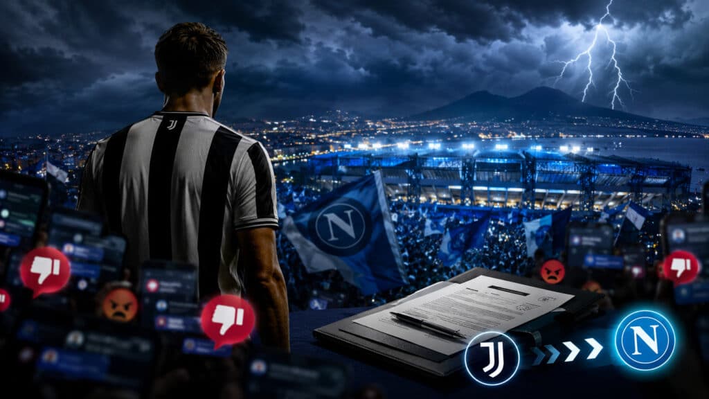 Calciomercato Napoli, spunta l’ipotesi Gatti dalla Juve: è bufera sui social, la piazza dice no