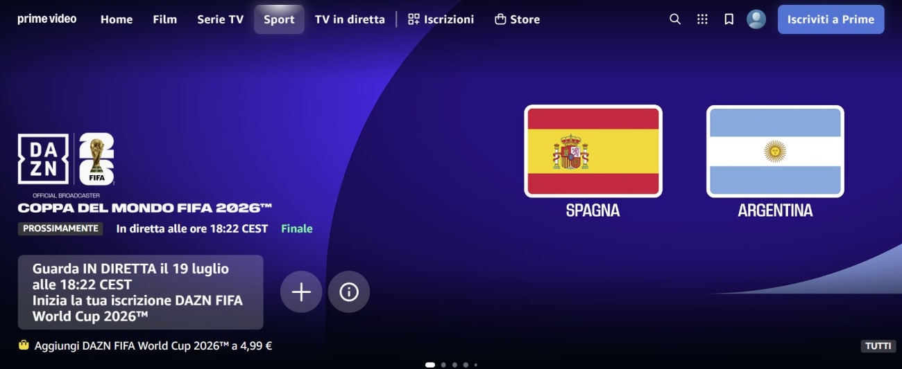 LIVE Spagna Argentina Formazioni Ufficiali Finale Mondiali