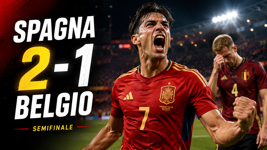 Video Gol Highlights Spagna – Belgio 2-1 e Sintesi Mondiali 2026